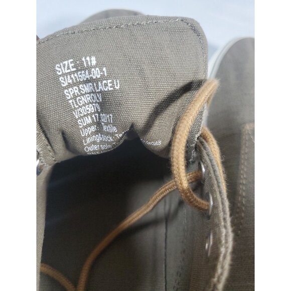 GAP Factory Gray Canvas Lace Up Fashion Sneakers Men’s Size 11 - Picture 3 of 15